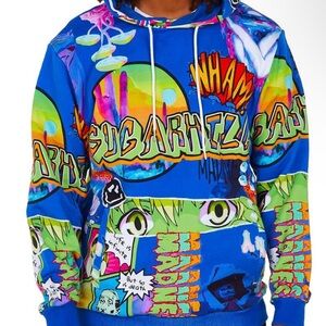 Men’s Sugarhill Special Edition lucid dreams anime Blue  Graphic Hoodie
